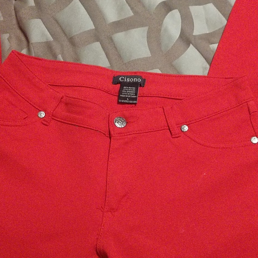 Red pants